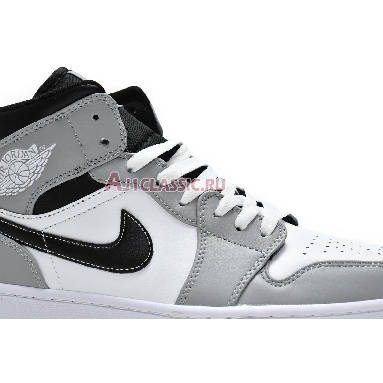 Air Jordan 1 Mid Light Smoke Grey 554724-078 Light Smoke Grey/White-Anthracite Mens Womens Shoes