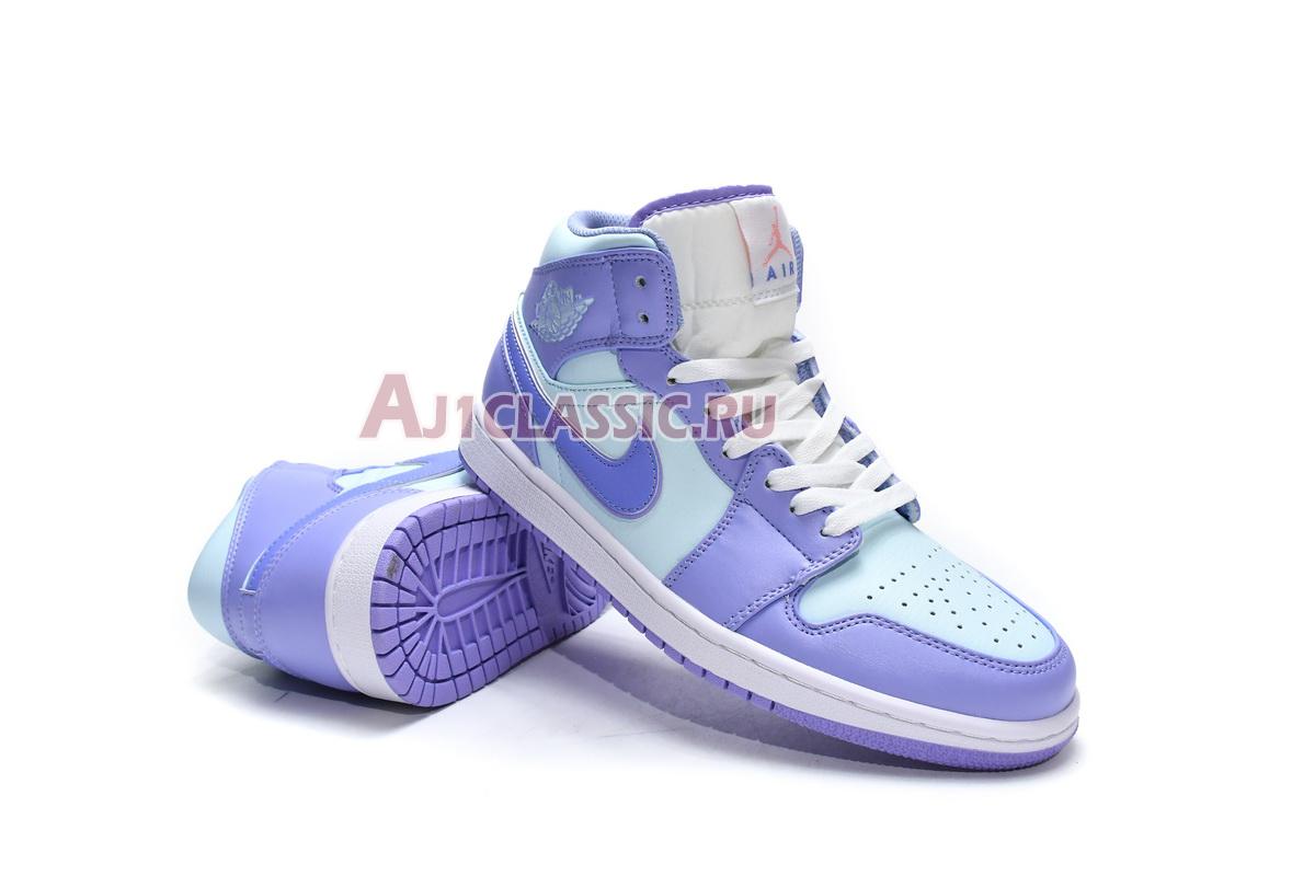 New Air Jordan 1 Mid "Purple Pulse" 554724-500 Shoes