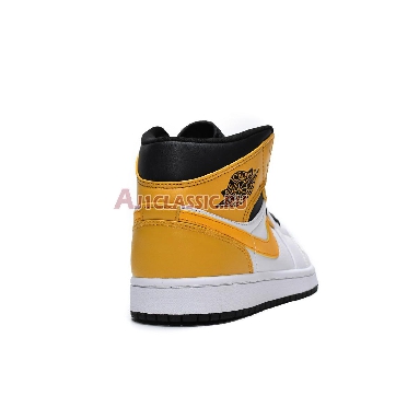 Air Jordan 1 Mid University Gold 554724-170 White/Black/University Gold Sneakers