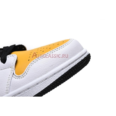 Air Jordan 1 Mid University Gold 554724-170 White/Black/University Gold Mens Womens Shoes