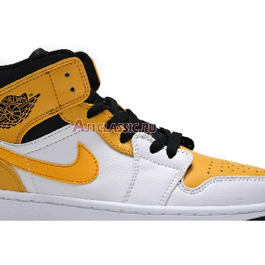 Air Jordan 1 Mid University Gold 554724-170 White/Black/University Gold Sneakers