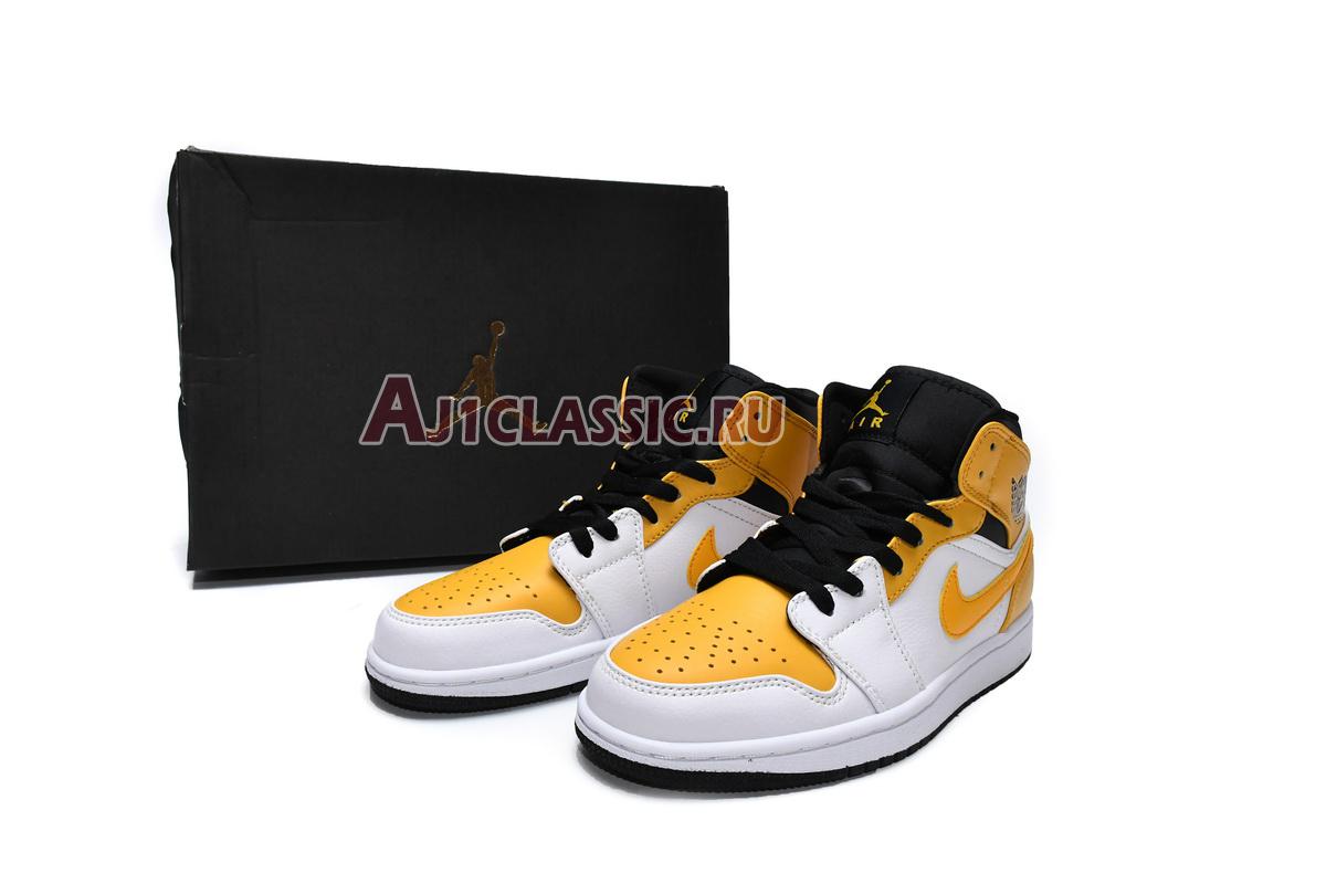 New Air Jordan 1 Mid "University Gold" 554724-170 Shoes