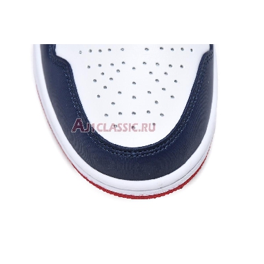 Air Jordan 1 Mid SE Olympic 852542-104 White/Midnight Navy/Varsity Red Sneakers