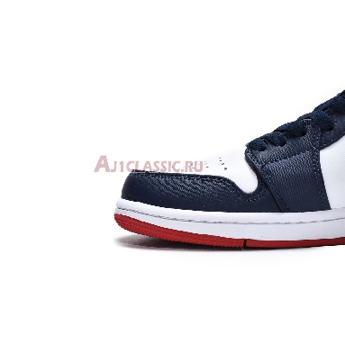 Air Jordan 1 Mid SE Olympic 852542-104 White/Midnight Navy/Varsity Red Sneakers