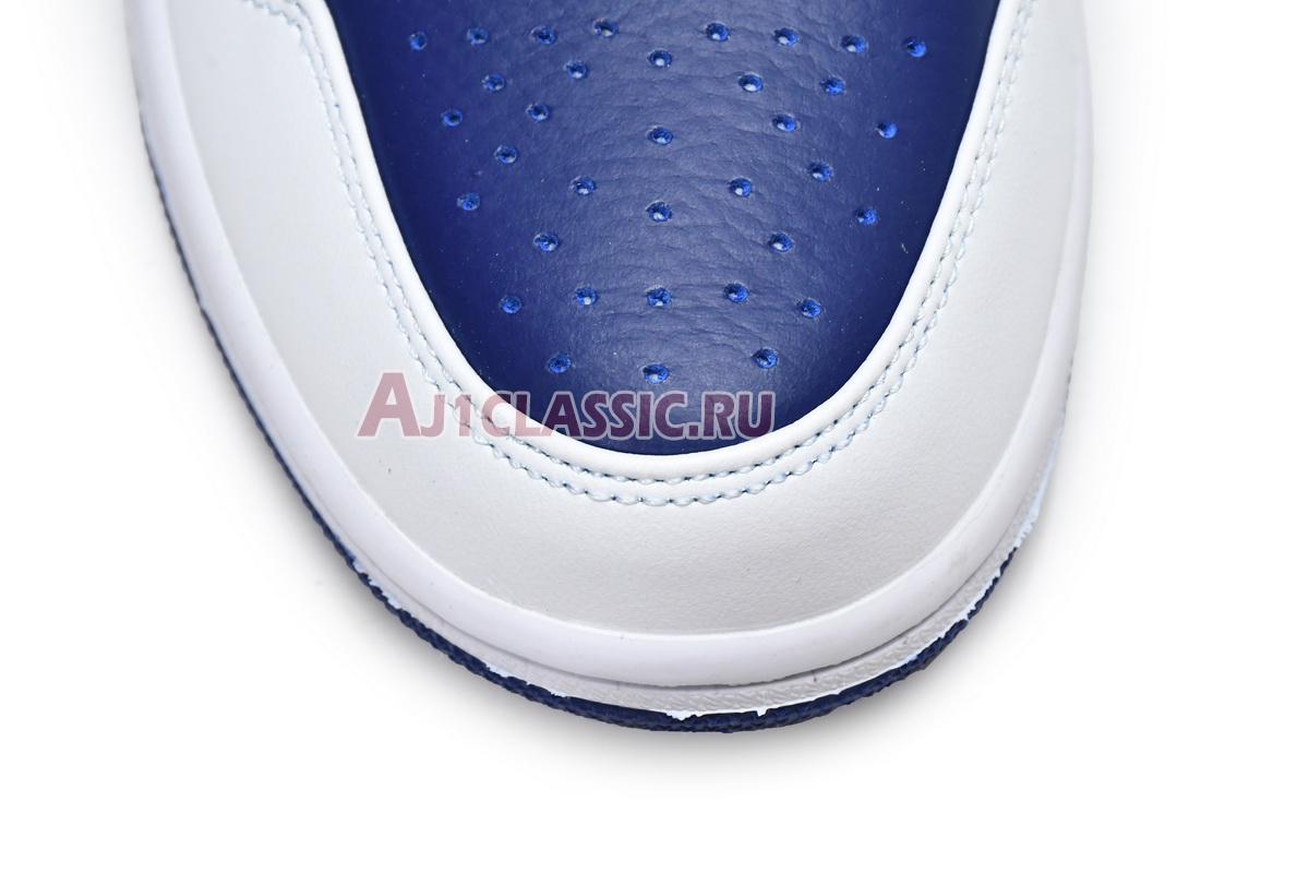 Air Jordan 1 Mid "White Deep Royal Blue" 554724-131