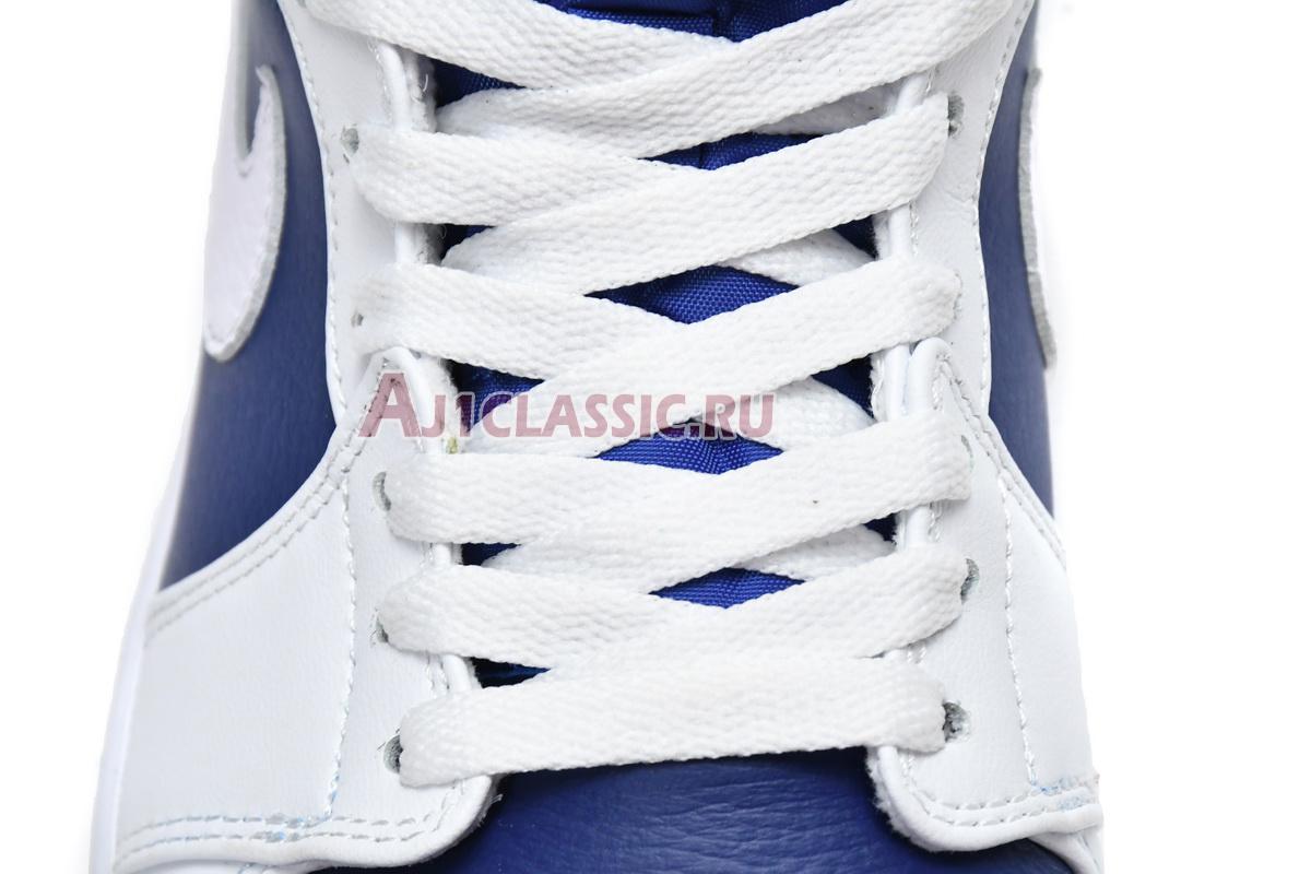 Air Jordan 1 Mid "White Deep Royal Blue" 554724-131