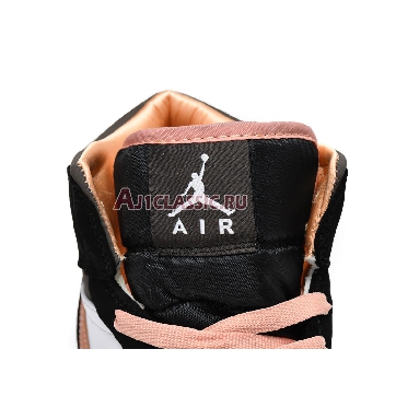 Air Jordan 1 Mid SE Peach Mocha DH0210-100 White/Apricot/Agate/Black Mens Womens Shoes