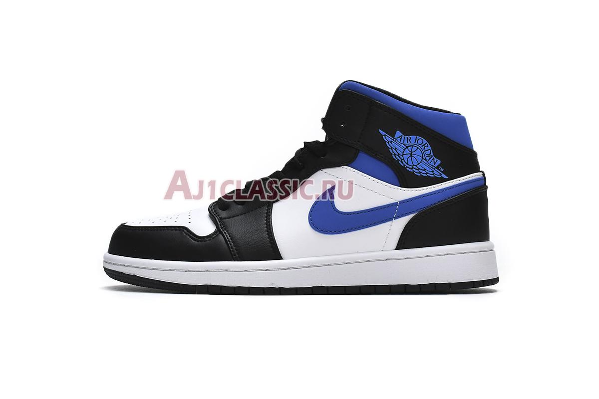 New Air Jordan 1 Mid "Racer Blue" 554724-140 Shoes