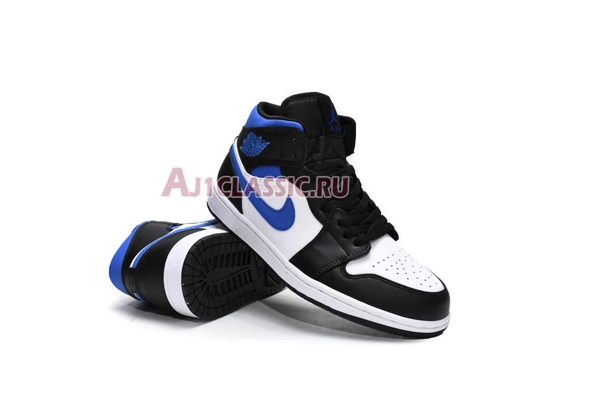 New Air Jordan 1 Mid "Racer Blue" 554724-140 Shoes