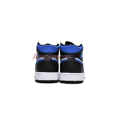 Air Jordan 1 Mid Racer Blue 554724-140 White/Black/Racer Blue Mens Womens Shoes