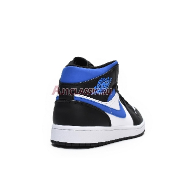 Air Jordan 1 Mid Racer Blue 554724-140 White/Black/Racer Blue Mens Womens Shoes