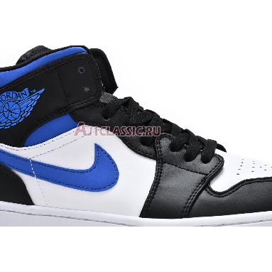 Air Jordan 1 Mid Racer Blue 554724-140 White/Black/Racer Blue Mens Womens Shoes