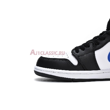 Air Jordan 1 Mid Racer Blue 554724-140 White/Black/Racer Blue Mens Womens Shoes