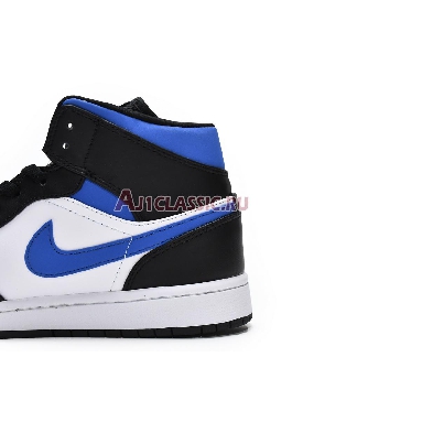 Air Jordan 1 Mid Racer Blue 554724-140 White/Black/Racer Blue Mens Womens Shoes