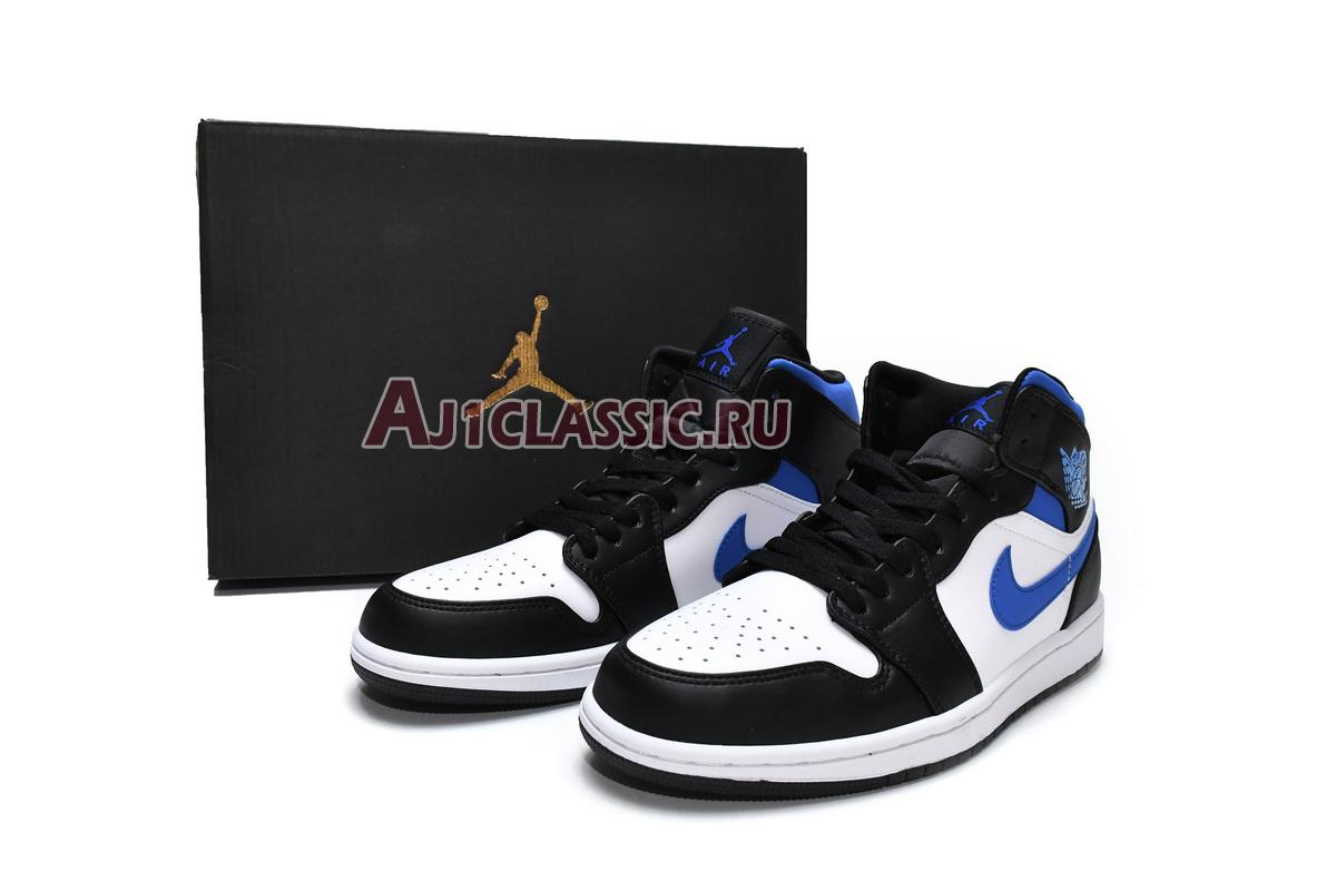 New Air Jordan 1 Mid "Racer Blue" 554724-140 Shoes