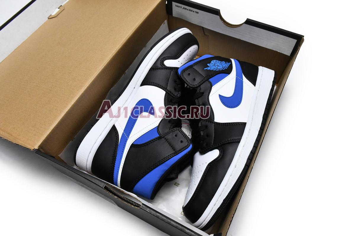 New Air Jordan 1 Mid "Racer Blue" 554724-140 Shoes