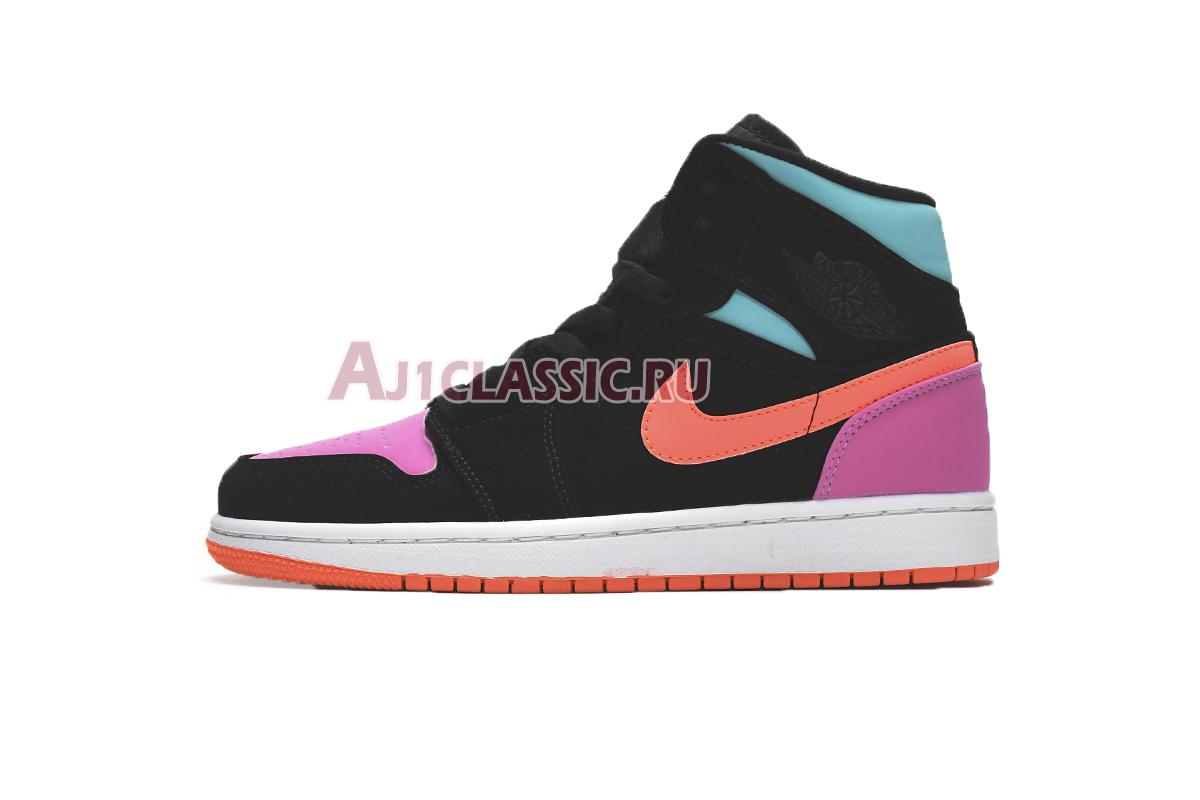 New Air Jordan 1 Mid GS "Candy" 554725-083-02 Shoes