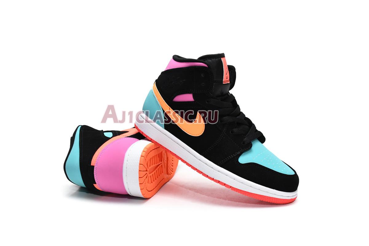 New Air Jordan 1 Mid GS "Candy" 554725-083-02 Shoes