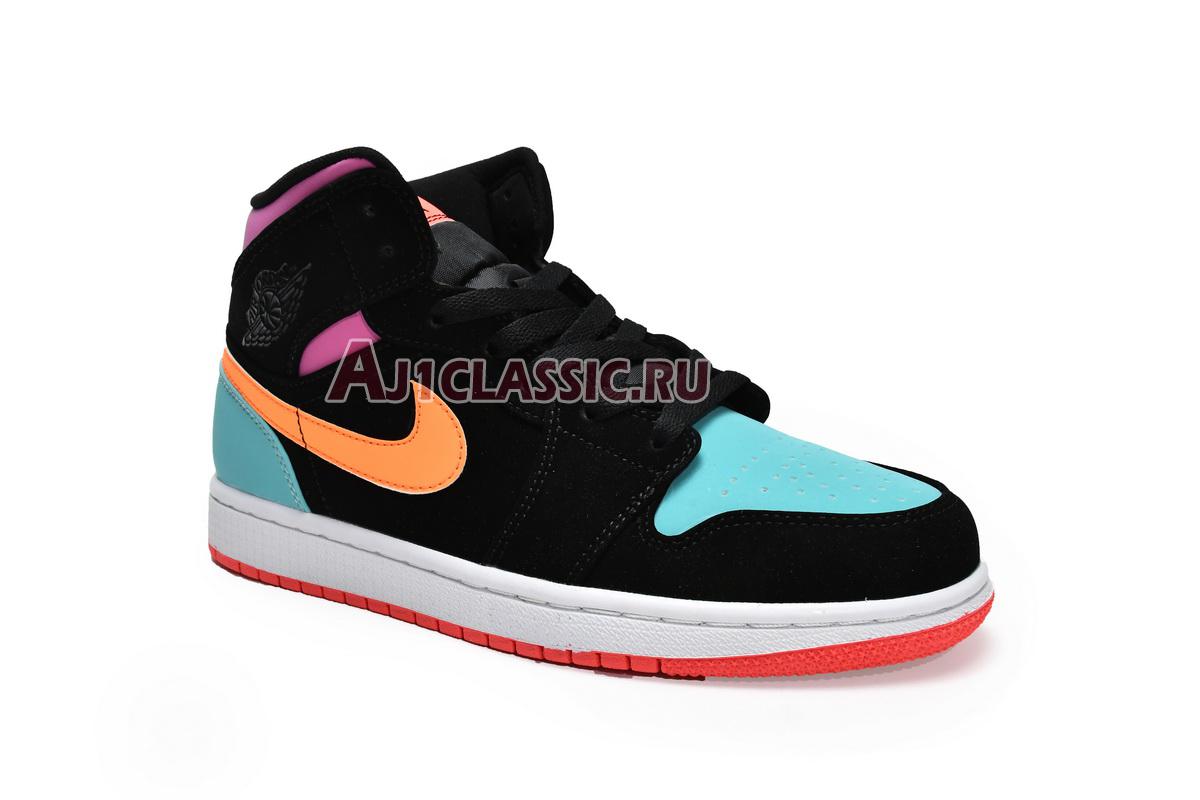 New Air Jordan 1 Mid GS "Candy" 554725-083-02 Shoes