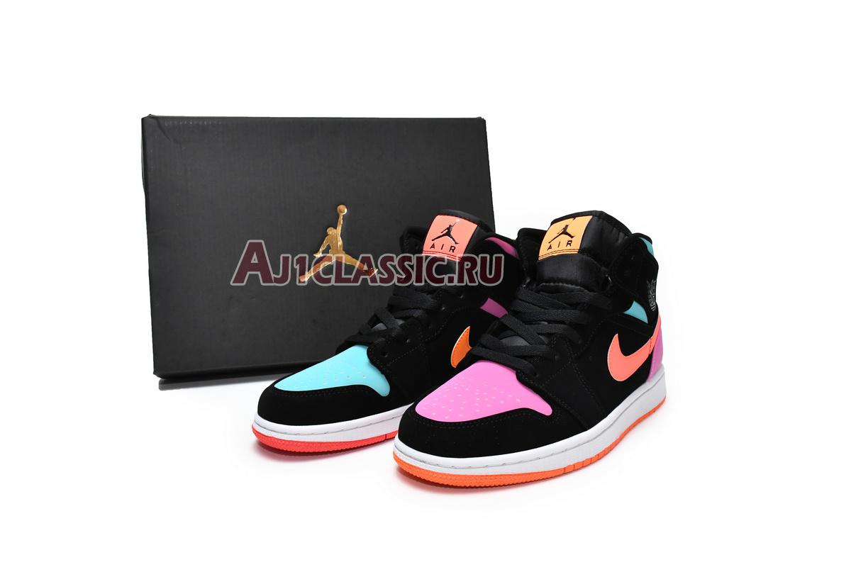 New Air Jordan 1 Mid GS "Candy" 554725-083-02 Shoes