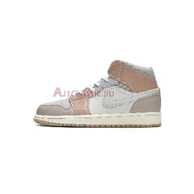 Air Jordan 1 Mid Milan CV3044-100-02 Sail/Light Bone/String/Shimmer Sneakers