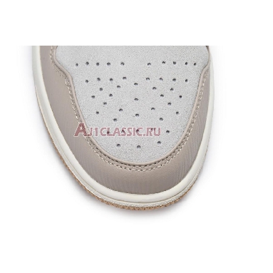 Air Jordan 1 Mid Milan CV3044-100-02 Sail/Light Bone/String/Shimmer Mens Womens Shoes