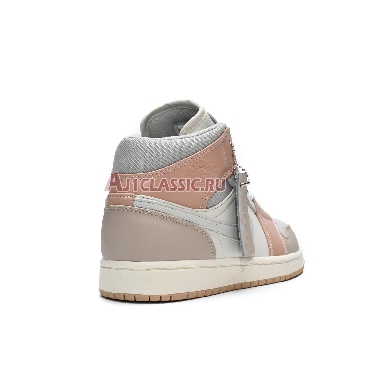 Air Jordan 1 Mid Milan CV3044-100-02 Sail/Light Bone/String/Shimmer Mens Womens Shoes