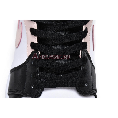 Air Jordan 1 Mid Crimson Tint 554724-133 White/Black/Arctic Orange Mens Womens Shoes