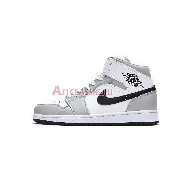 Air Jordan 1 Mid Grey Fog BQ6472-015 White/Light Smoke Grey/Black Sneakers