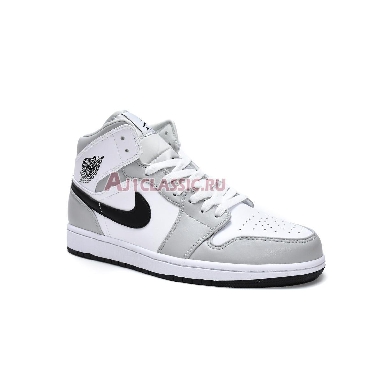 Air Jordan 1 Mid Grey Fog BQ6472-015 White/Light Smoke Grey/Black Sneakers