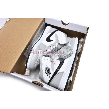 Air Jordan 1 Mid Grey Fog BQ6472-015 White/Light Smoke Grey/Black Sneakers