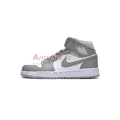 Air Jordan 1 Mid College Grey 554724-082 College Grey/Light Bone/White Mens Womens Shoes