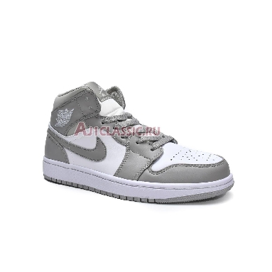 Air Jordan 1 Mid College Grey 554724-082 College Grey/Light Bone/White Mens Womens Shoes