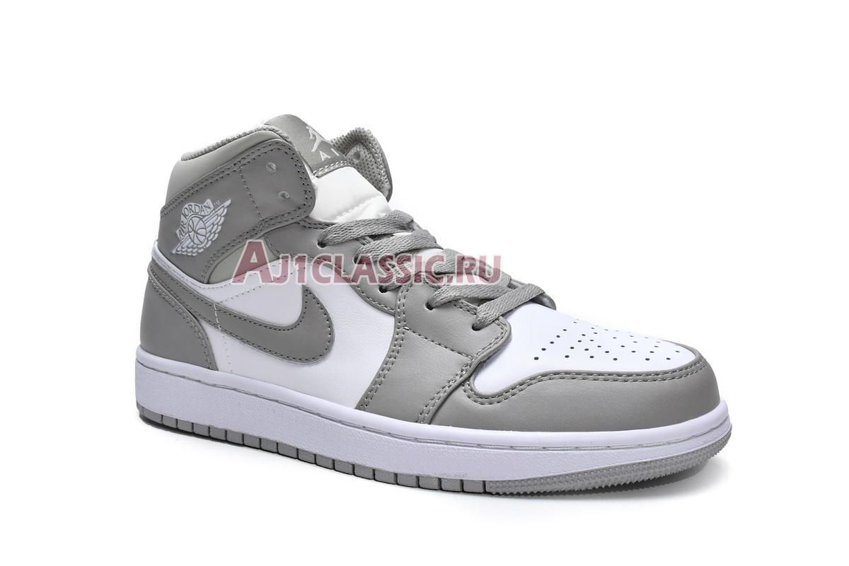 New Air Jordan 1 Mid "College Grey" 554724-082 Shoes