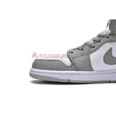 Air Jordan 1 Mid College Grey 554724-082 College Grey/Light Bone/White Mens Womens Shoes