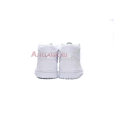 Air Jordan 1 Mid Triple White 554724-129 White/White-White Sneakers