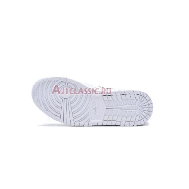 Air Jordan 1 Mid Triple White 554724-129 White/White-White Sneakers