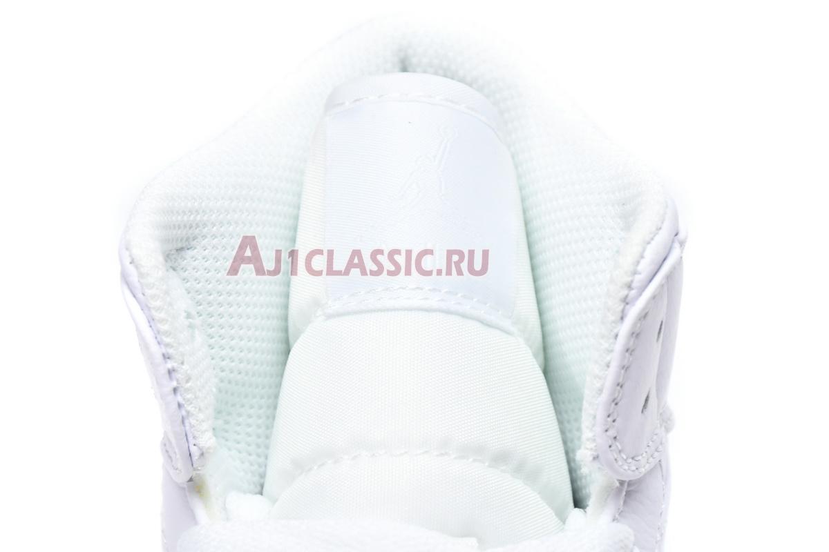 Air Jordan 1 Mid "Triple White" 554724-129