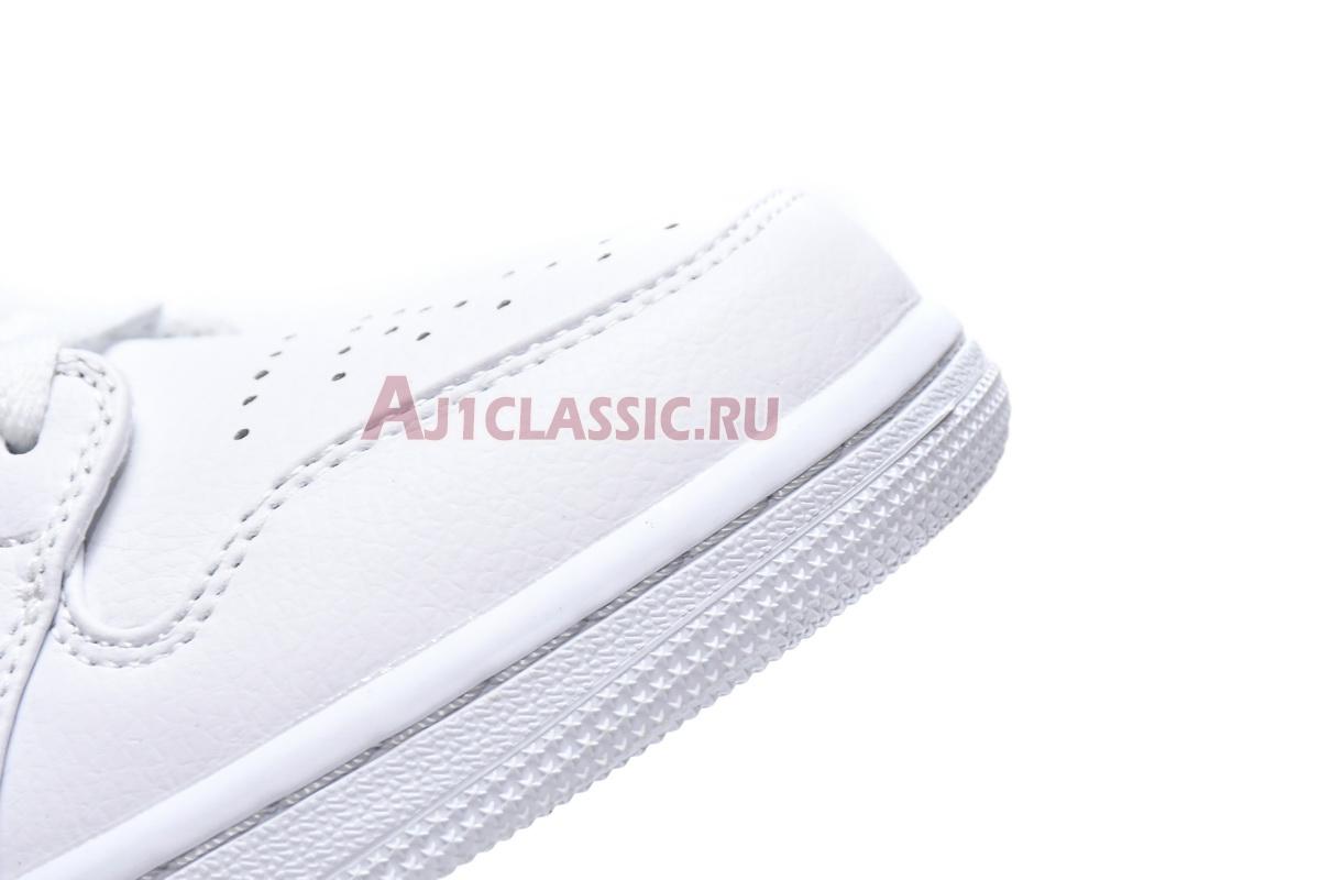 Air Jordan 1 Mid "Triple White" 554724-129