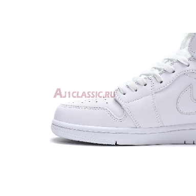 Air Jordan 1 Mid Triple White 554724-129 White/White-White Sneakers