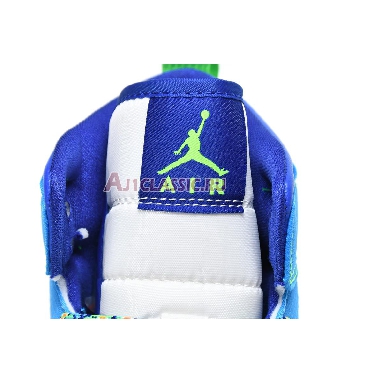 Air Jordan 1 Mid SE Sprite DA8010-400 Dark Powder Blue/Racer Blue/Green Strike Mens Womens Shoes