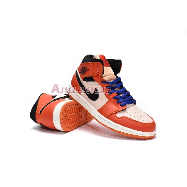 Air Jordan 1 Retro Mid SE Team Orange 852542-800 Team Orange/Black Sneakers