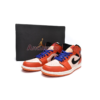 Air Jordan 1 Retro Mid SE Team Orange 852542-800 Team Orange/Black Mens Womens Shoes