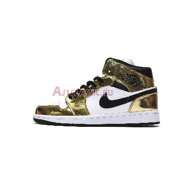 Air Jordan 1 Mid SE Metallic Gold DC1420-700 Metallic Gold/White/Black Sneakers