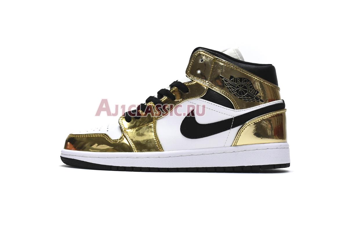 New Air Jordan 1 Mid SE "Metallic Gold" DC1420-700 Shoes