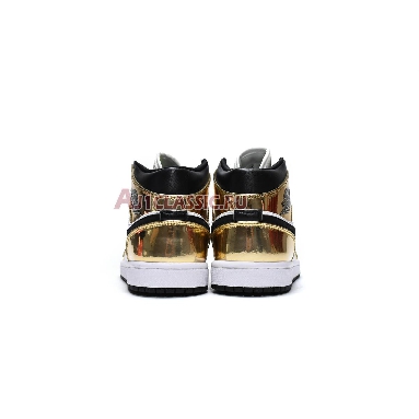 Air Jordan 1 Mid SE Metallic Gold DC1420-700 Metallic Gold/White/Black Sneakers