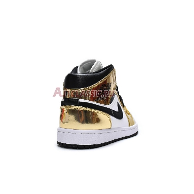 Air Jordan 1 Mid SE Metallic Gold DC1420-700 Metallic Gold/White/Black Sneakers