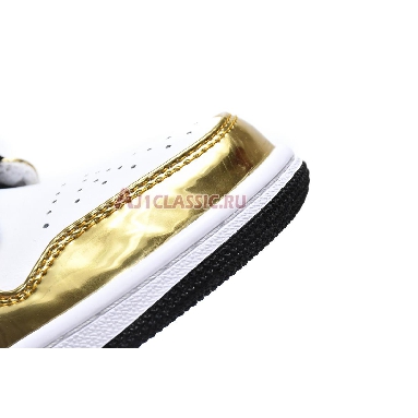 Air Jordan 1 Mid SE Metallic Gold DC1420-700 Metallic Gold/White/Black Sneakers