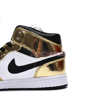 Air Jordan 1 Mid SE Metallic Gold DC1420-700 Metallic Gold/White/Black Sneakers