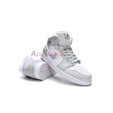 Air Jordan 1 Mid Swoosh Logo - Grey Camo DC9035-100 White/Photon Dust/Grey Fog Sneakers